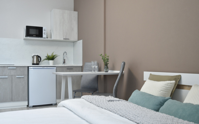 ApartHause s krasivym vidom na gorod na 24 etazhe Apartments