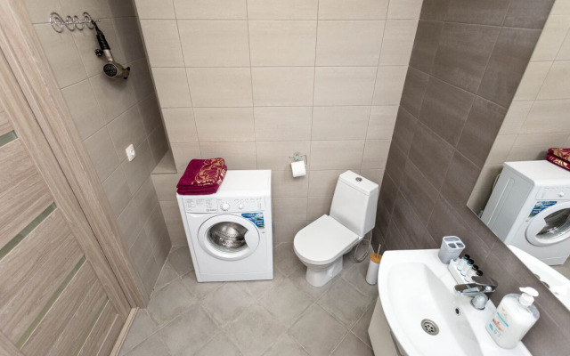 Panda Home sovremennom ZhK s krasivym vidom na reku Apartments