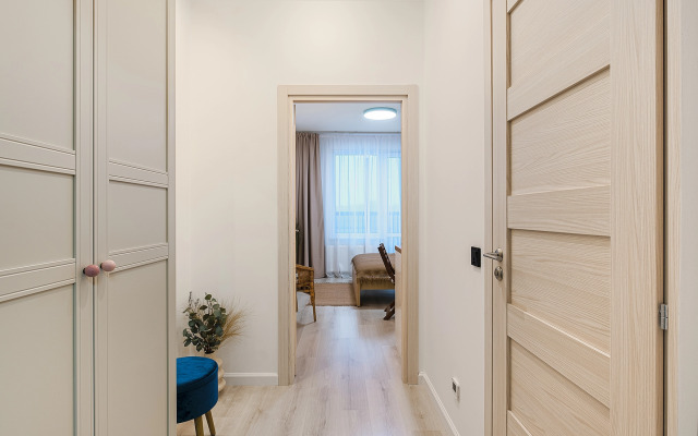 Апартаменты F-Apart с видом на башню Лахта центр