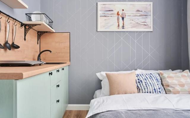 Апартаменты с Видом на Город Гармония Светлый Дом