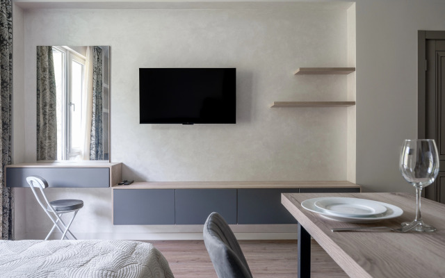 Апартаменты 15 Студия с бассейном и видом на горы