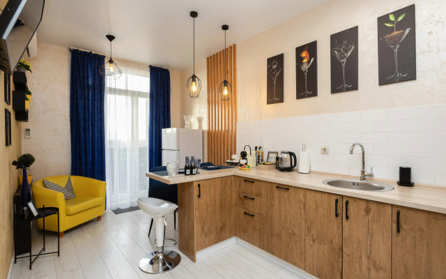 Квартира класса комфоpт плюс с красивым видом из окна в историческом центре города Амалиенау