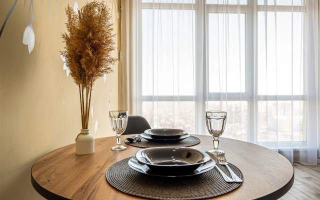 Квартира уютная на 23 этаже