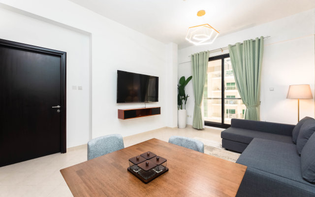 Апартаменты Urban Caves - Chic Apartment With Balcony Near The Walk JBR