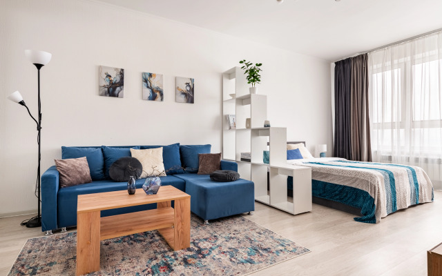 Vidovaya s balkonom na solnechnoj storone Flat