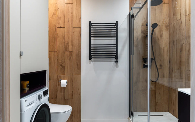 Flat Inn ryadom s metro Avtozavodskaya v zhk Story Apartments