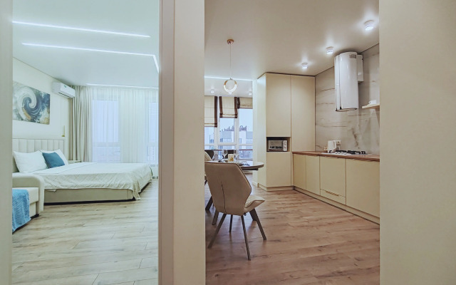 Flat s Panoramnym Vidom na Skver Geroyev Rossii