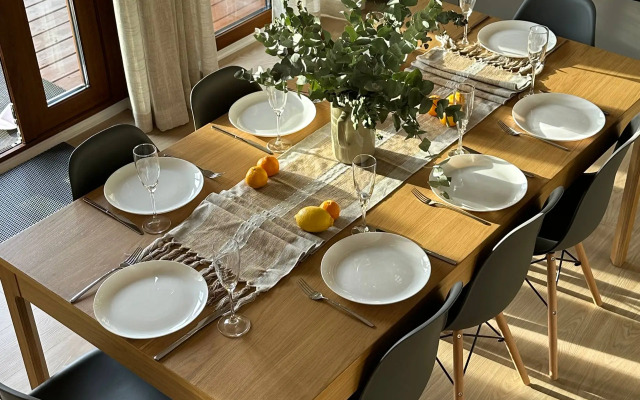 Частный дом Двухэтажный барнхаус с видом на горы