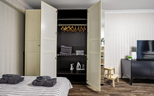 Апартаменты Belorusskaya railway station cozy apartment with parking