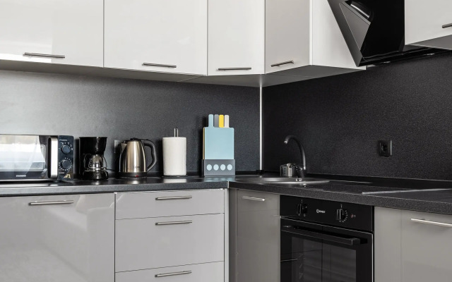 Апартаменты GLOBALSTAY. Новая 3-хкомн квартира с Сауной в доме Бизнес Класса ЖК Терра