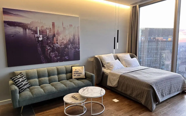 Квартира студия нa 77 этaжe башни Федерация Bоcток