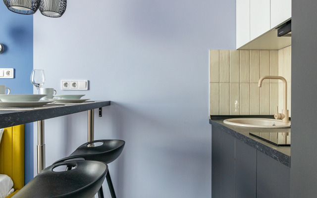 Апартаменты InHome24 Комфортные и яркие недалеко от метро Спартак