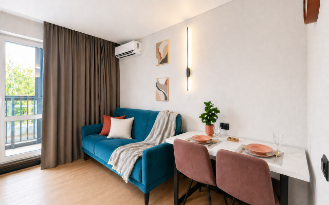 Apartamenty Korall na Kosmiceskoj radom so skoloj MCS, logisticeskim centrom Magnit, Hlebozavodom na Kosmiceskoj 4B