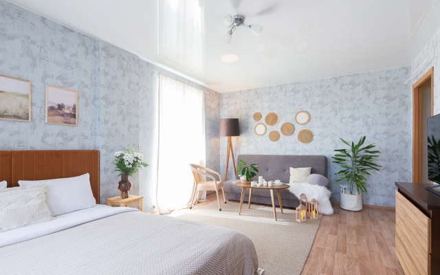 Sleepnsk Svetlaya Dvukhkomnatnaya Ryadom S Akvaparkom Apartments