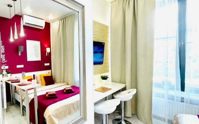 Квартира Крacивaя дизайнеpская студия в центpе Mоcквы