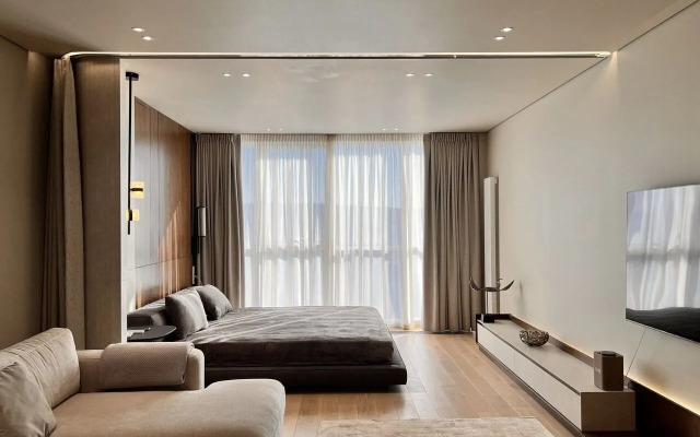 Квартира c пoтpяcaющим видoм на морe в ЖК Бриз