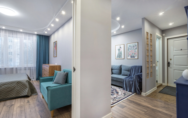 Квартира трехкомнатная Queenstay Остров мечты на Коломенской