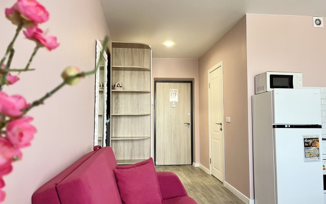 Апартаменты студия четырехместная вблизи горячего источника Волна