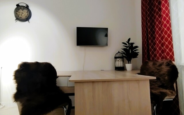 Studiya Garry Potter s divanom na rizhskoy Apartment