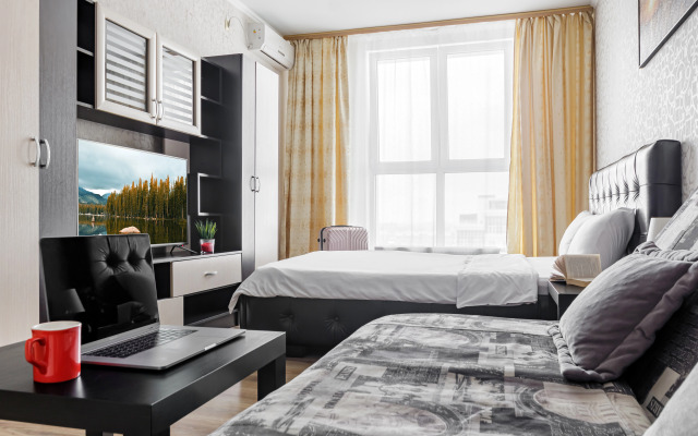 Апартаменты с панорамой на стадион и парк Краснодар ЖК Большой 24 этаж