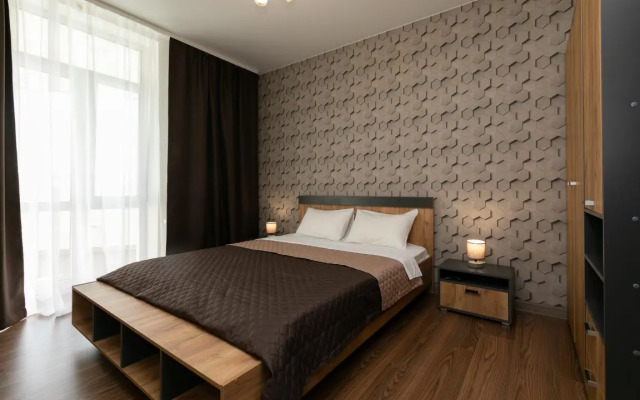 Двухкомнатные апартаменты Этажидейли возле ЖД вокзала