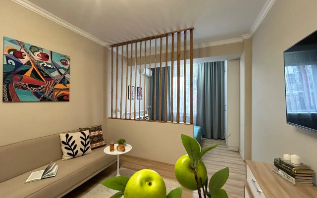 Апартаменты Студия Алма с  прекрасным видом на город