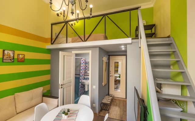 Апартаменты Nekrasoffapart Двухуровневые Green