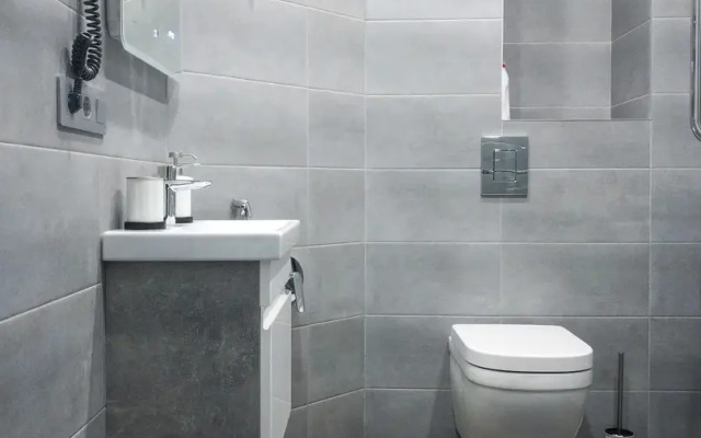 Студия с террасой с видом на горные вершины