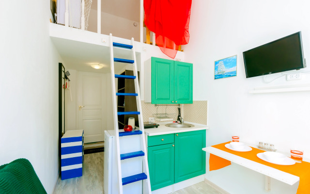 Квартира Двухуровневые Трехместные Студии Globus Apart на Марата