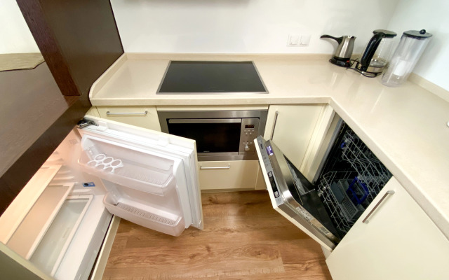 Однокомнатная квартира с Видом на Горы в 300м от Подъёмника