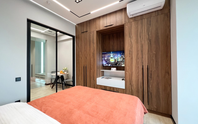 Апартаменты Элегантная студия с панорамным видом на Ташкент Сити