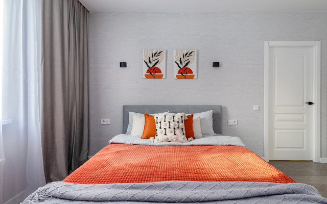 Апартаменты TatAparts оранжевая идиллия в современной студии