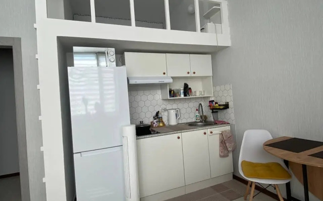 Квартира эстетичная и уютная двухуровневая студия