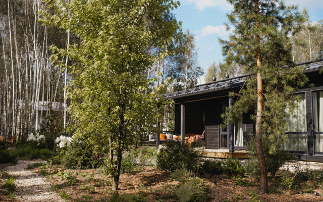 Частный дом с сауной и камином вблизи заповедного озера