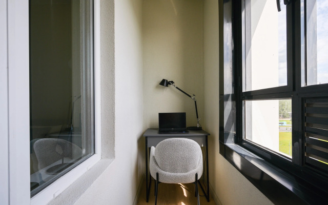 Квартира с бирюзовым настроением