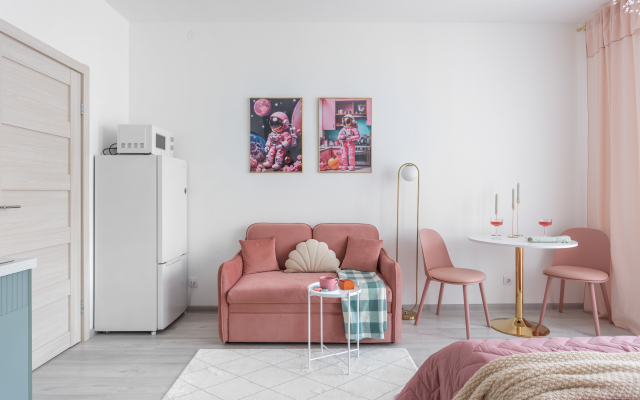 Квартира 50 Оттенков Розового