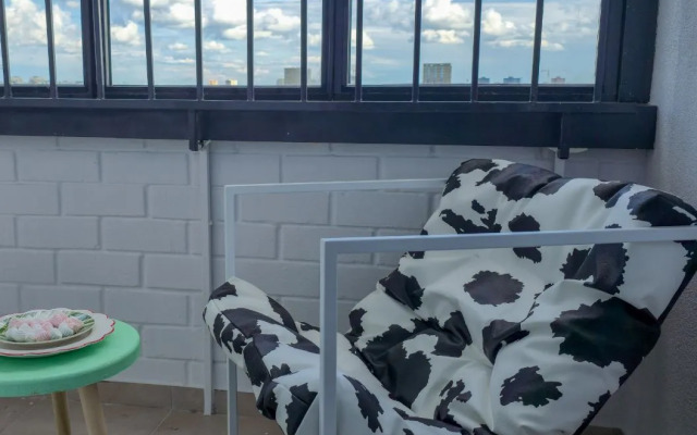 Квартира Яркая-зеленая студия