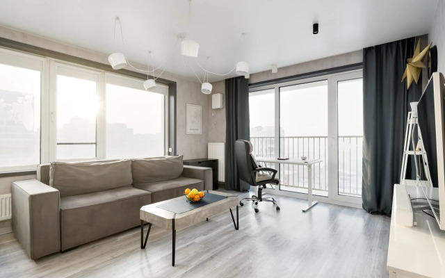 Квартира Двухкомнатная Студия С Панорамным Видом На Октябрьский Мост