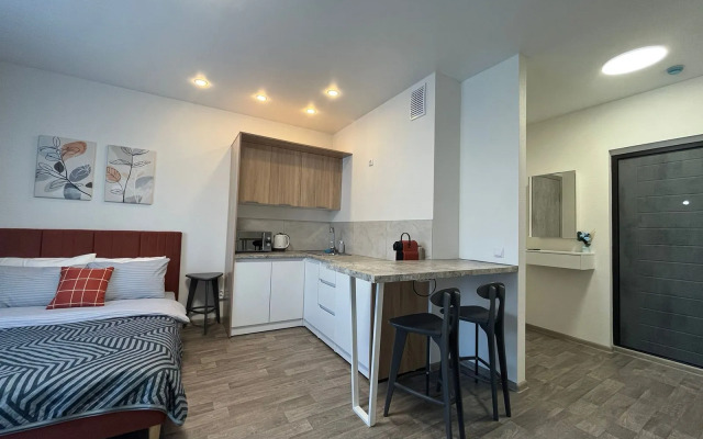 Квартира Студия с Современным Дизайном