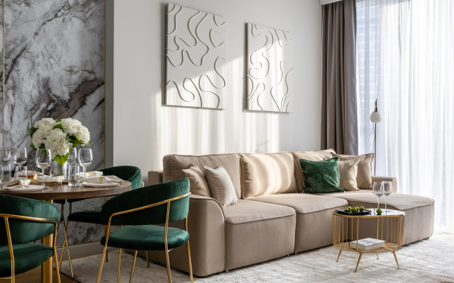 Квартира GM Apartments Суперсовременная Видовая Квартира в Neva Towers