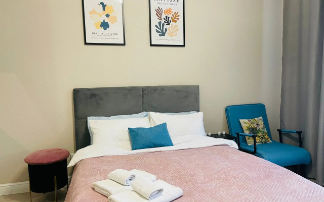 Квартира Комфортная квартира-студия в новом доме Шушары