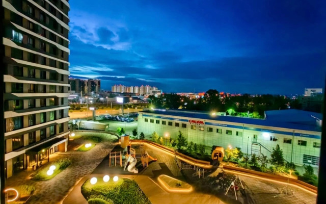 Квартира 1-комнатая с сауной джакузи  балконом в ЖК Metropolis