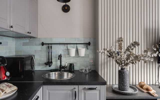 Апартаменты Lalapart Black Emerald с сауной в ЖК Савеловский Сити