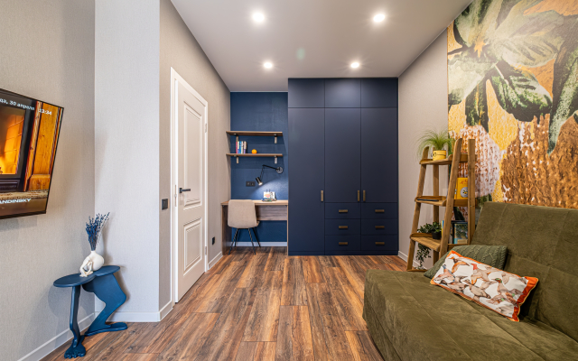 Квартира с уникальным дизайном и творческой концепцией