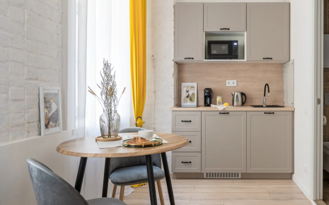Studiya S Yevroremontom Flat