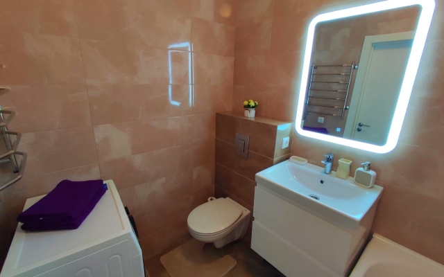 Apartments 2k Zhk Salyut ryadom s akvaparkom i naberejnoi