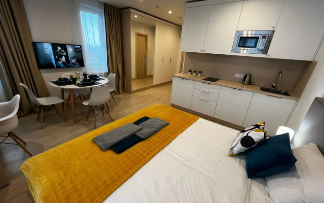 Студия уютная 1 минута до метро Технопарк