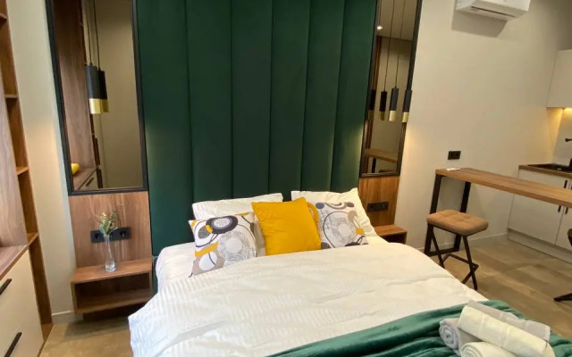 Апартаменты Студия на Шелепихинской Набережной Сапфир