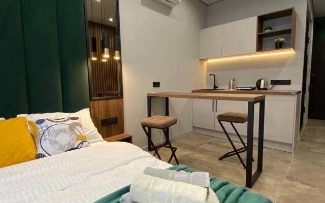 Апартаменты Студия на Шелепихинской Набережной Сапфир