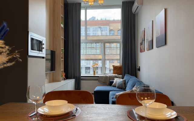 Апартаменты Роскошные двухуровневые студия недалеко от метро ЗИЛ